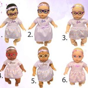 Dolls wearing glasses, Glasses for dolls